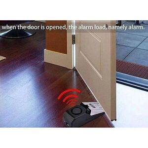 Door Stop Security Alarm Wedge Stopper Portable Home Hotel Travel Anti-Theft
